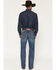 Image #3 - Ariat Men's M4 Heath Thornton Medium Wash Relaxed Bootcut Stretch Denim Jeans - Big, Medium Wash, hi-res