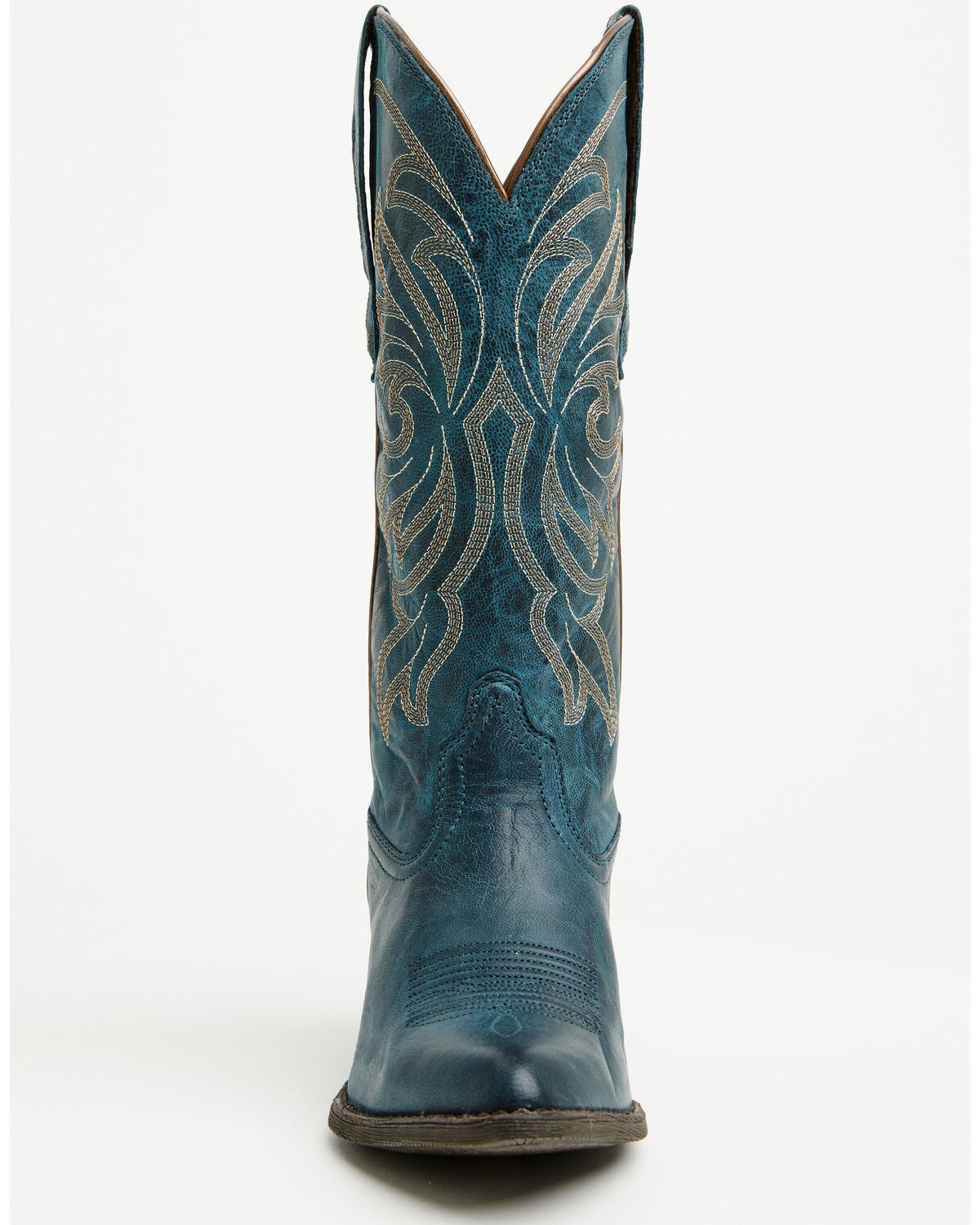 Image #4 - Ariat Women's Heritage Western Western Boots - Round Toe, Blue, hi-res