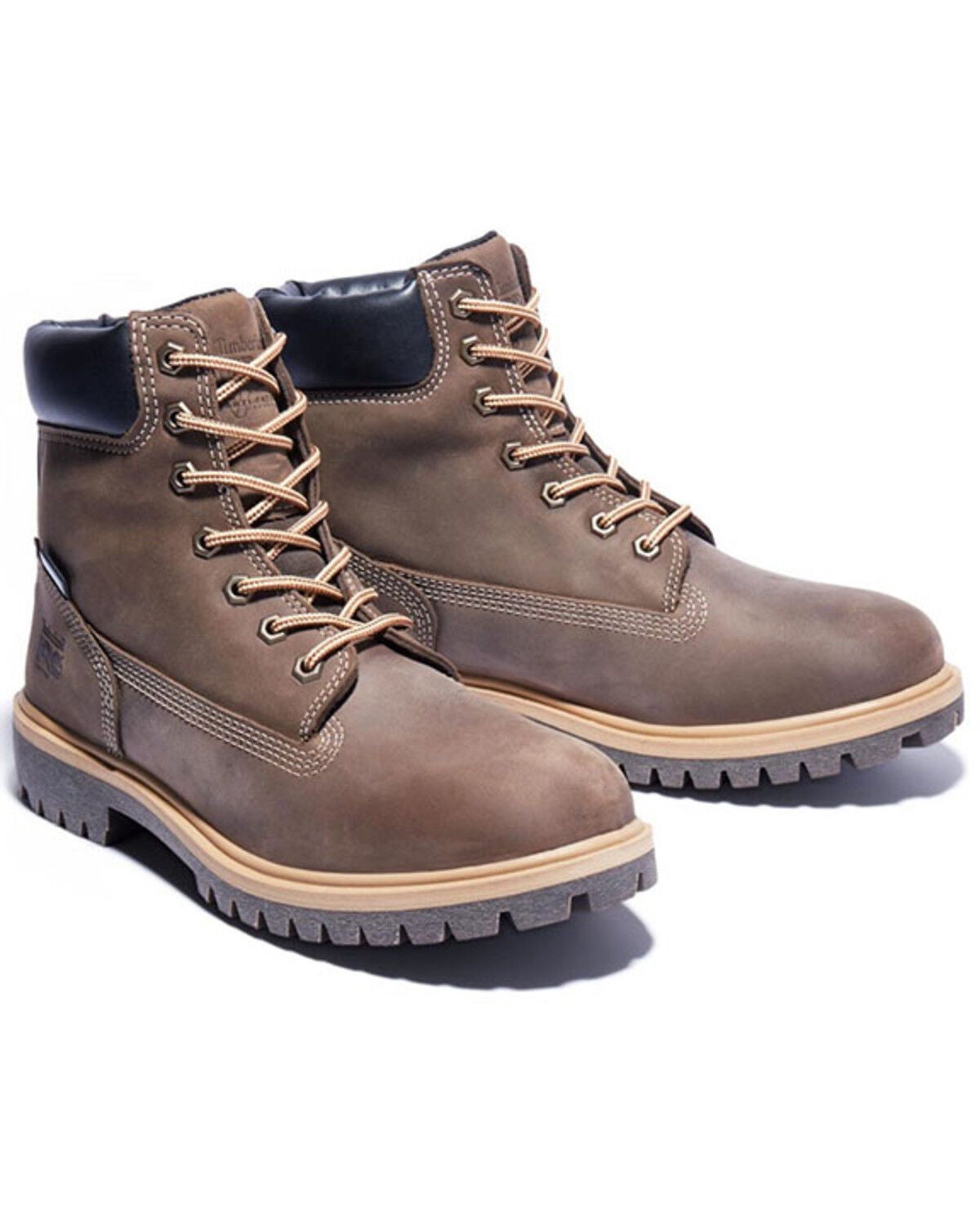 Image #1 - Timberland PRO Women's 6" Direct Attach EH Waterproof Insulated Work Boots - Soft Toe, Brown, hi-res