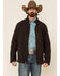 Cody James Men's Brown Steamboat Softshell Bonded Zip Front Jacket, Brown, hi-res
