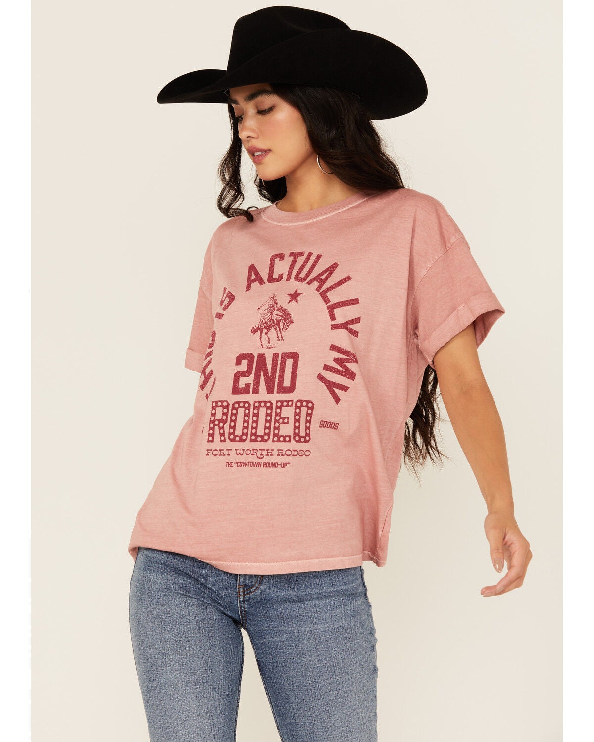 Girl Dangerous Women's 2nd Rodeo Short Sleeve Graphic Tee, Pink, hi-res