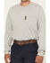 Image #4 - Benchmark FR Men's FR Houston Refining Long Sleeve Graphic Work T-Shirt, Light Grey, hi-res
