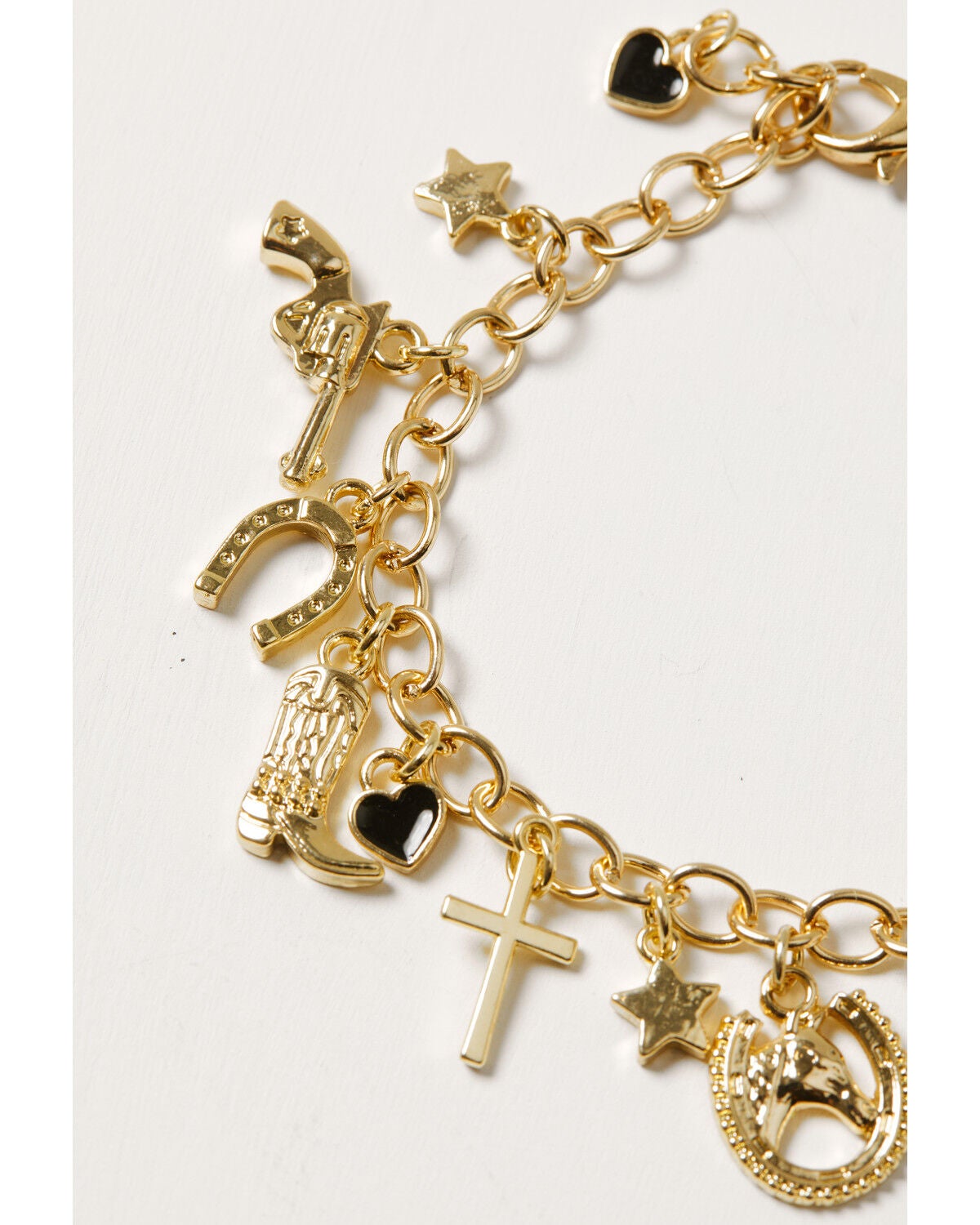 Image #2 - Shyanne Women's Charm Bracelet, Gold, hi-res