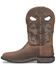 Double H Men's Wilmore Phantom Rider Waterproof Performance Western Boots - Broad Square Toe, Brown, hi-res