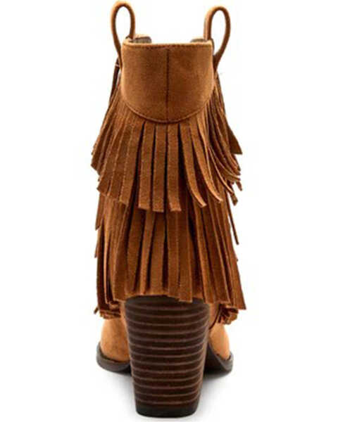 Image #5 - Matisse Women's Logan Saddle Western Boots - Pointed Toe, Cognac, hi-res