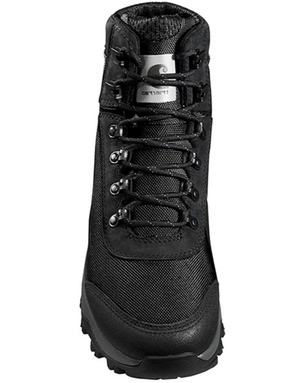 Image #3 - Carhartt Men's Outdoor Black 6" Lace-Up Hiker Work Boot, Black, hi-res