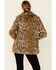 Image #4 - Shyanne Women's Cheetah Print Faux Fur Snap-Front Long Jacket, Tan, hi-res