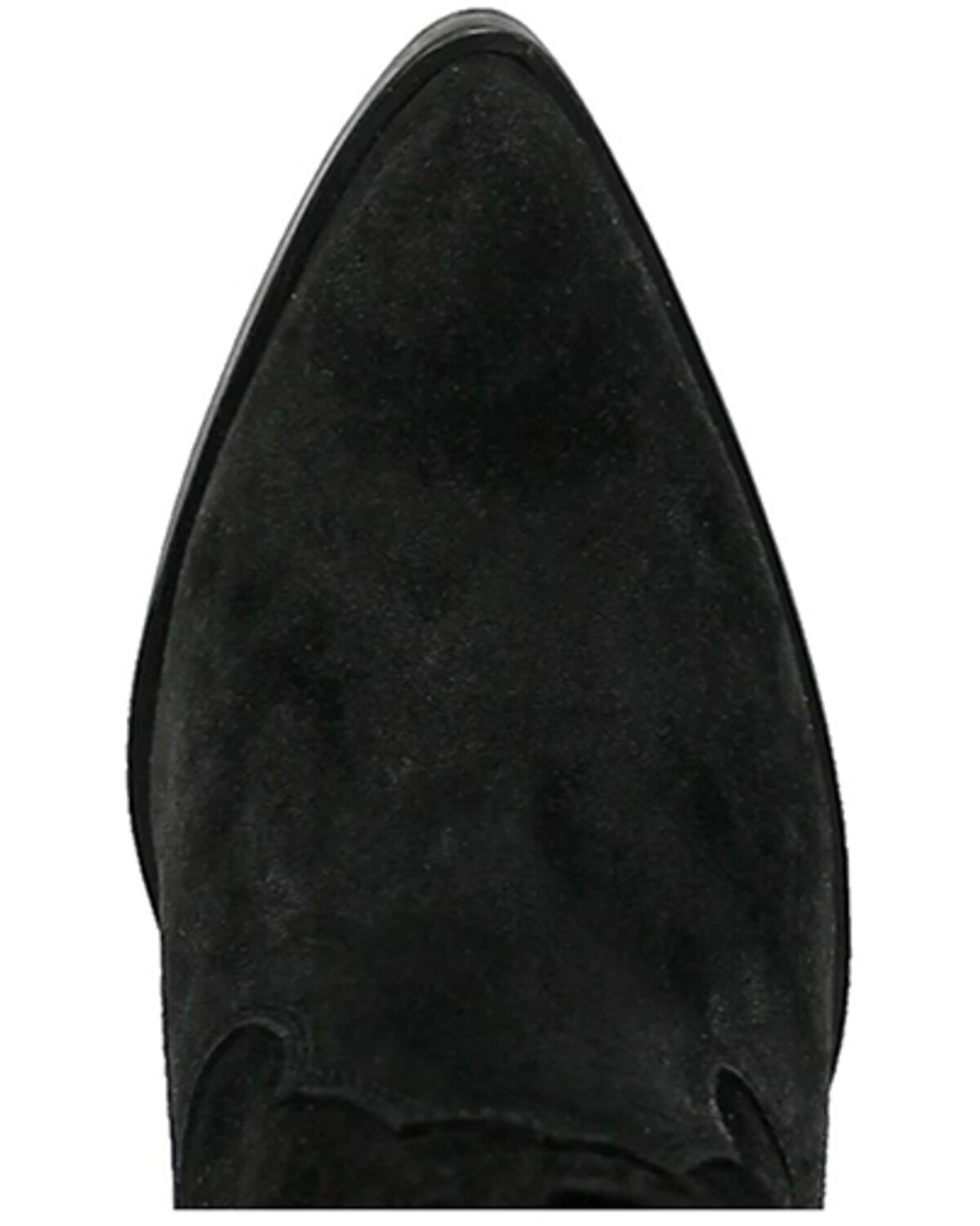 Image #6 - Dingo Women's Crazy Train Leather Booties - Round Toe, Black, hi-res