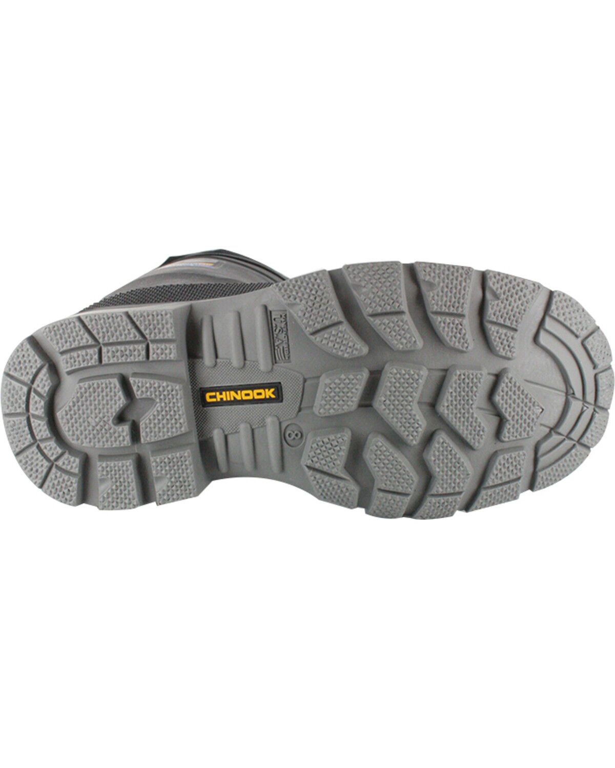 Image #5 - Chinook Men's BadAxe Waterproof Work Boots - Steel Toe, Black, hi-res