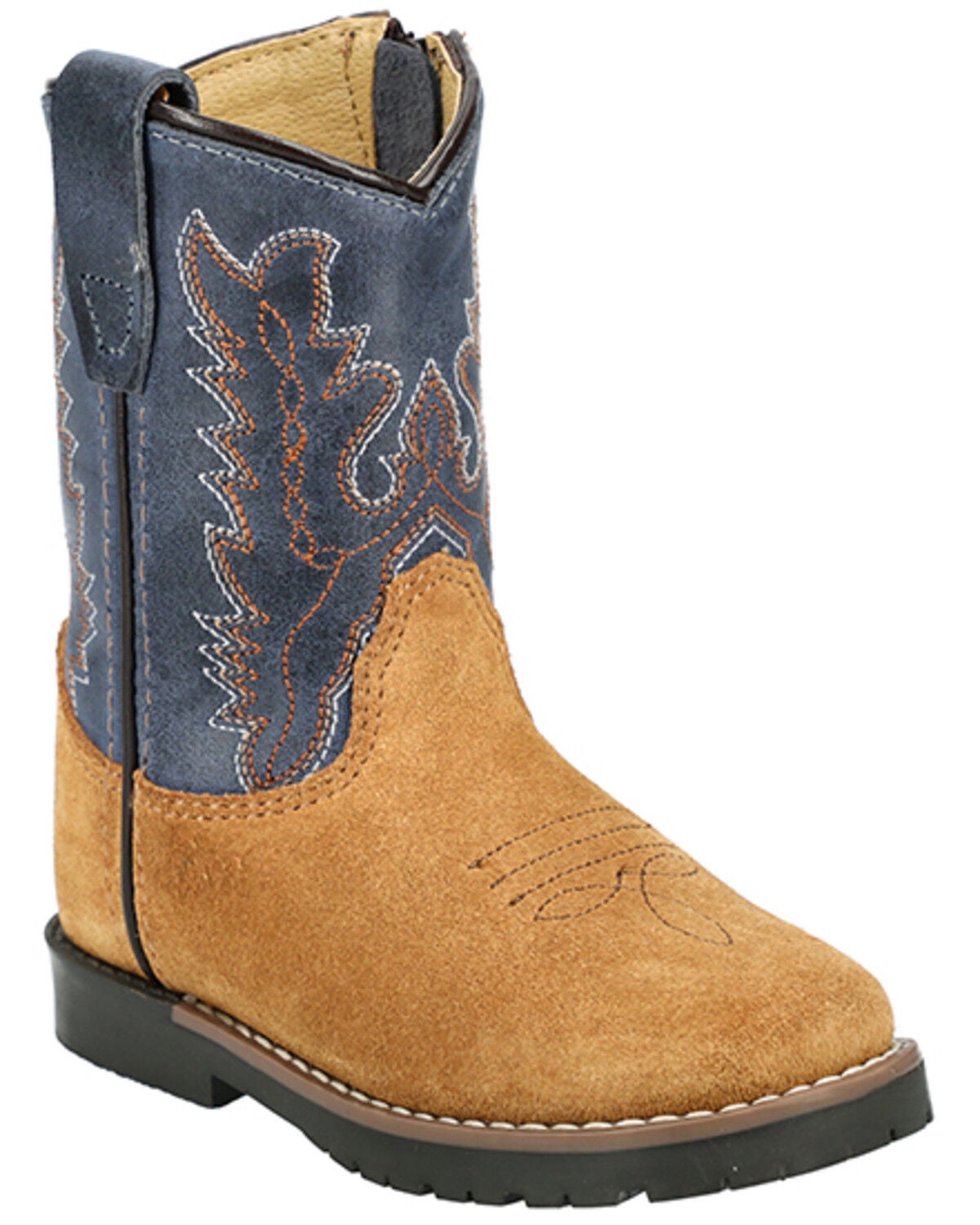 Smoky Mountain Toddler Boys' Autry Western Boots - Broad Square Toe, Tan, hi-res