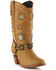 Image #1 - Dingo Women's Addie Concho Harness Boots - Round Toe, , hi-res