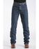 Image #1 - Cinch Men's Green Label Dark Wash Relaxed Denim Jeans, Blue, hi-res
