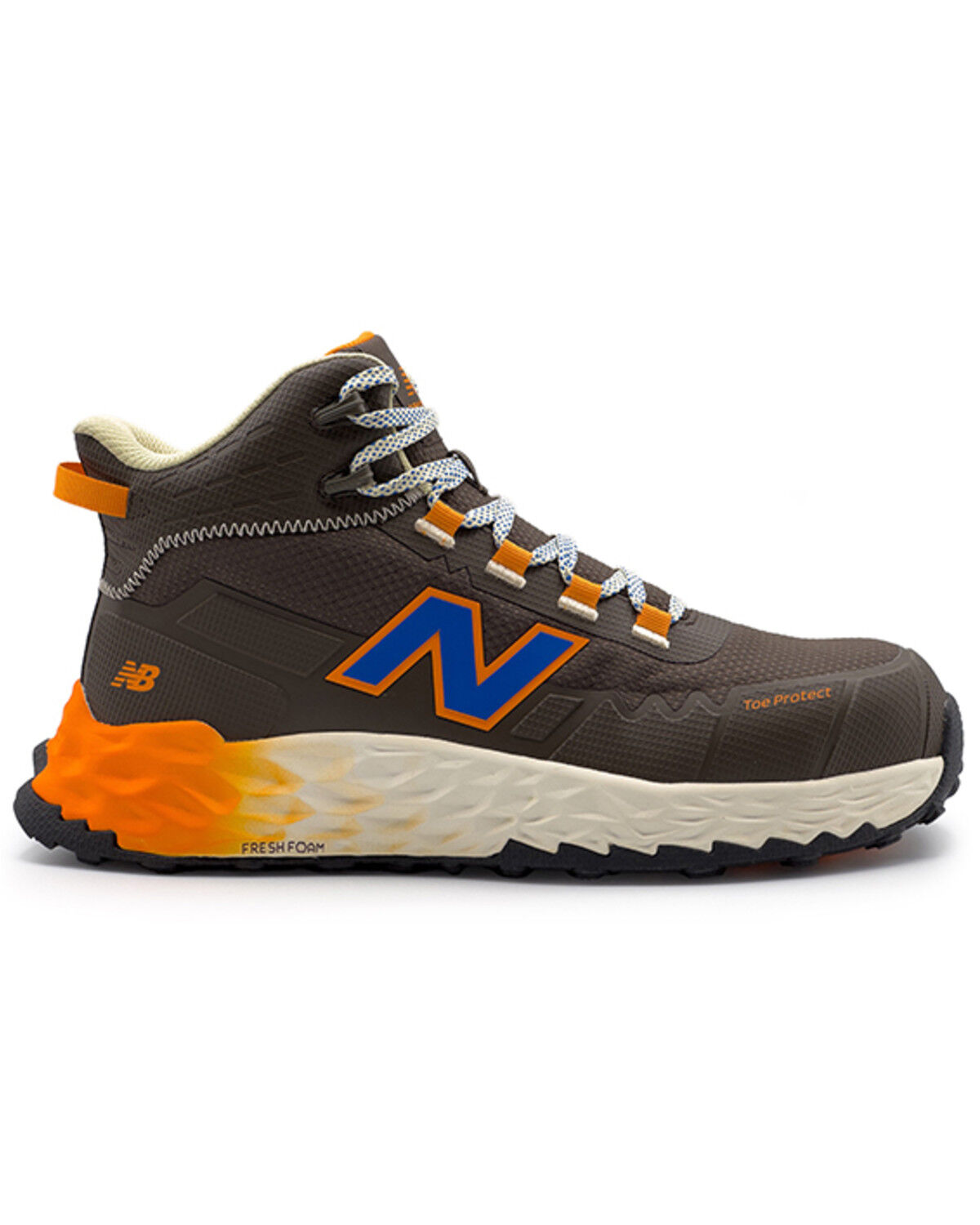 Image #2 - New Balance Men's Cremorne Mid Work Shoes - Composite Toe, Chocolate, hi-res