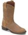  Ariat Women's Heritage Roper Western Boots - Round Toe, Distressed, hi-res