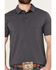 Hooey Men's Hot-Shot Polo, Dark Grey, hi-res