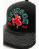 Image #2 - Stetson Men's Bronc Rider Mexico Flag Trucker Cap, Black, hi-res