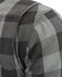 Image #5 - Milwaukee Performance Men's Aramid Checkered Plaid Biker Shirt - Big & Tall, Dark Grey, hi-res
