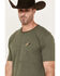 Image #3 - Cody James Men's Head West Short Sleeve Graphic T-Shirt, Olive, hi-res