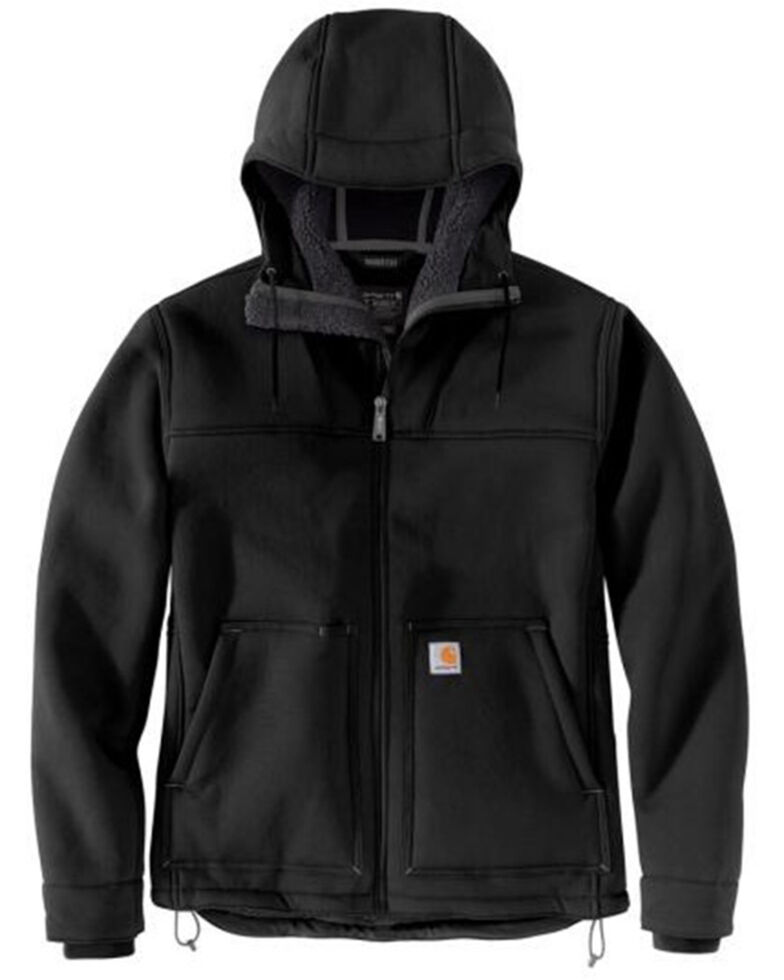 Carhartt Men's Black Super Dux Relaxed Fit Sherpa-Lined Work Active Jacket , Black, hi-res