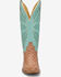 Image #4 - Tony Lama Women's Amber Exotic Ostrich Western Boots - Square Toe, Brown, hi-res