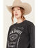 Image #2 - Changes Women's Jack Daniels Mineral Wash Crewneck Sweatshirt , Black, hi-res