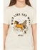 Image #3 - Ariat Girls' Wild West Short Sleeve Graphic Tee, Natural, hi-res