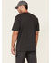 Carhartt Men's Loose Fit Heavyweight Logo Pocket Work T-Shirt, Charcoal Grey, hi-res