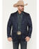 Image #1 - Rock & Roll Denim Men's Paisley Modern Fit Button-Down Sportcoat, Navy, hi-res