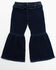 Image #3 - Wrangler Toddler Girls' Dark Wash Flare Pants, Dark Wash, hi-res