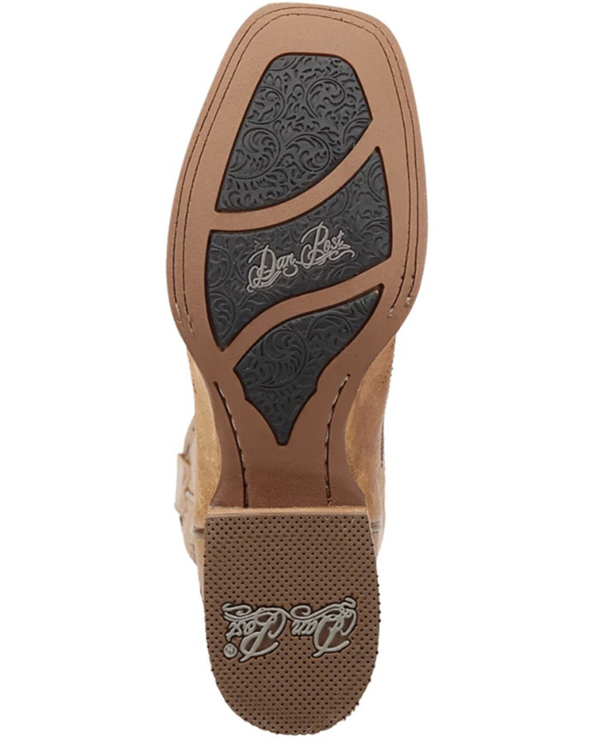Image #7 - Dan Post Women's Gale Western Boots - Broad Square Toe, , hi-res