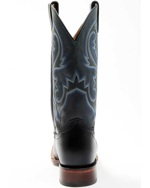 Image #5 - Cody James Men's Embroidered Western Boots - Broad Square Toe, Navy, hi-res