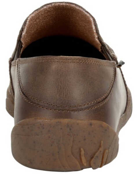 Georgia Boot Men's Cedar Falls Slip-On Shoes - Moc Toe, Brown, hi-res