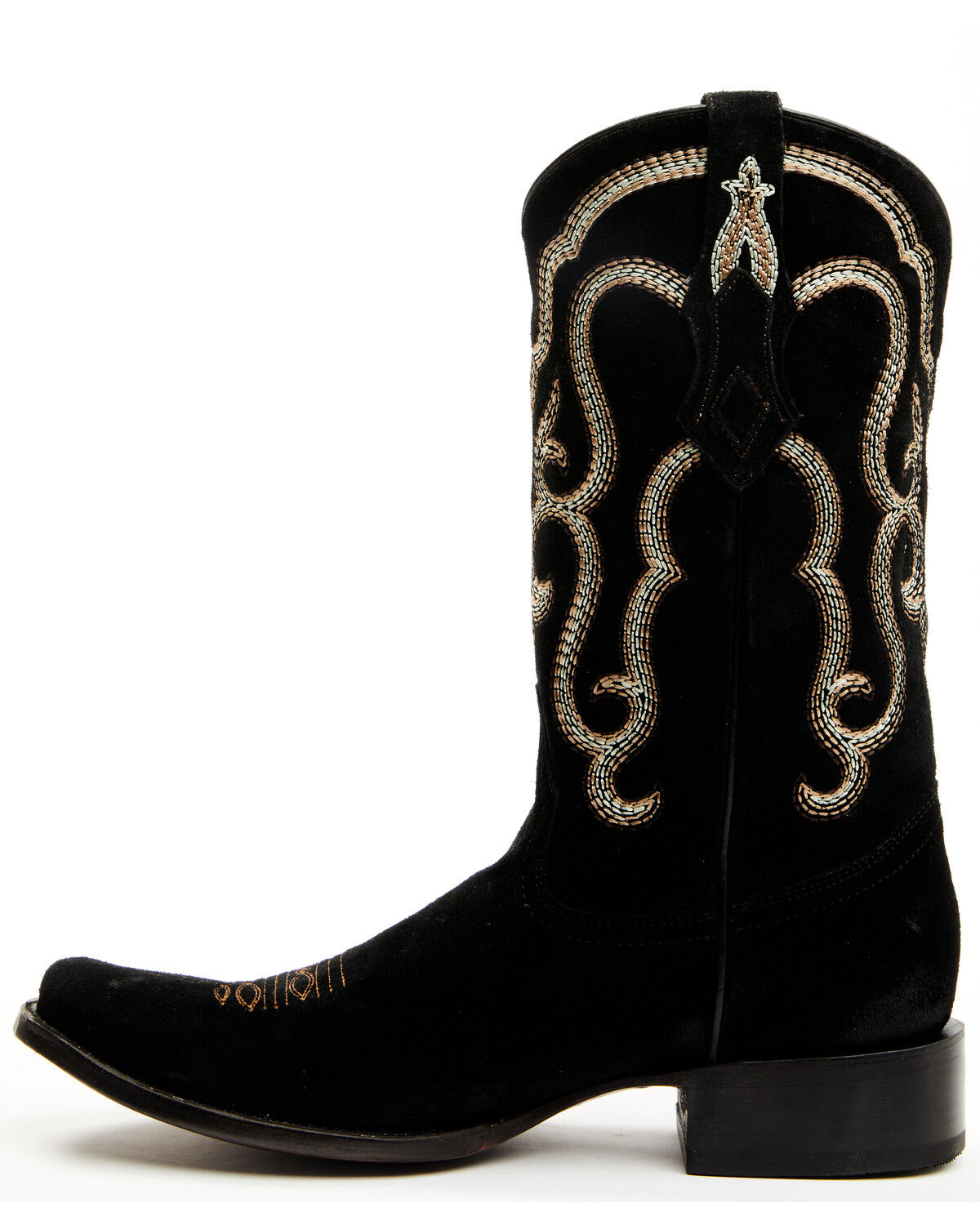 Image #3 - Corral Men's Roughout Embroidered Western Boots - Square Toe, Black, hi-res