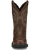 Justin Women's Wanette Waterproof Western Work Boots - Steel Toe, Brown, hi-res