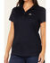 Image #3 - Ariat Women's Rebar Foreman Short Sleeve Polo Shirt , Navy, hi-res
