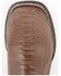 Image #6 - Ferrini Men's Nash Exotic Ostrich Leg Western Boots - Square Toe, Brown, hi-res