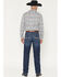 Image #3 - Cinch Men's Grant Dark Wash Relaxed Bootcut Performance Stretch Denim Jeans, Indigo, hi-res