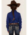Image #4 - Shyanne Girls' Fringe Long Sleeve Western Snap Shirt, , hi-res