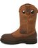 Image #9 - Georgia Boot Men's Mud Dog Pull On Work Boots - Soft Toe, Tan, hi-res