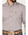 Image #3 - Cowboy Hardware Men's Geo Print Long Sleeve Button Down Shirt, Grey, hi-res