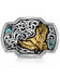 Image #1 - Montana Silversmiths Two-Toned Eagle Belt Buckle, Silver, hi-res