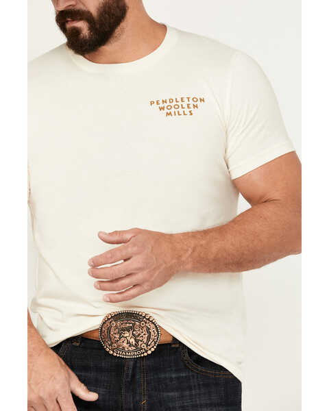 Image #4 - Pendleton Men's Wyeth Trail Short Sleeve Graphic T-Shirt, Natural, hi-res