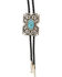 Cody James Men's Southwestern Turquoise Bolo Tie, Silver, hi-res