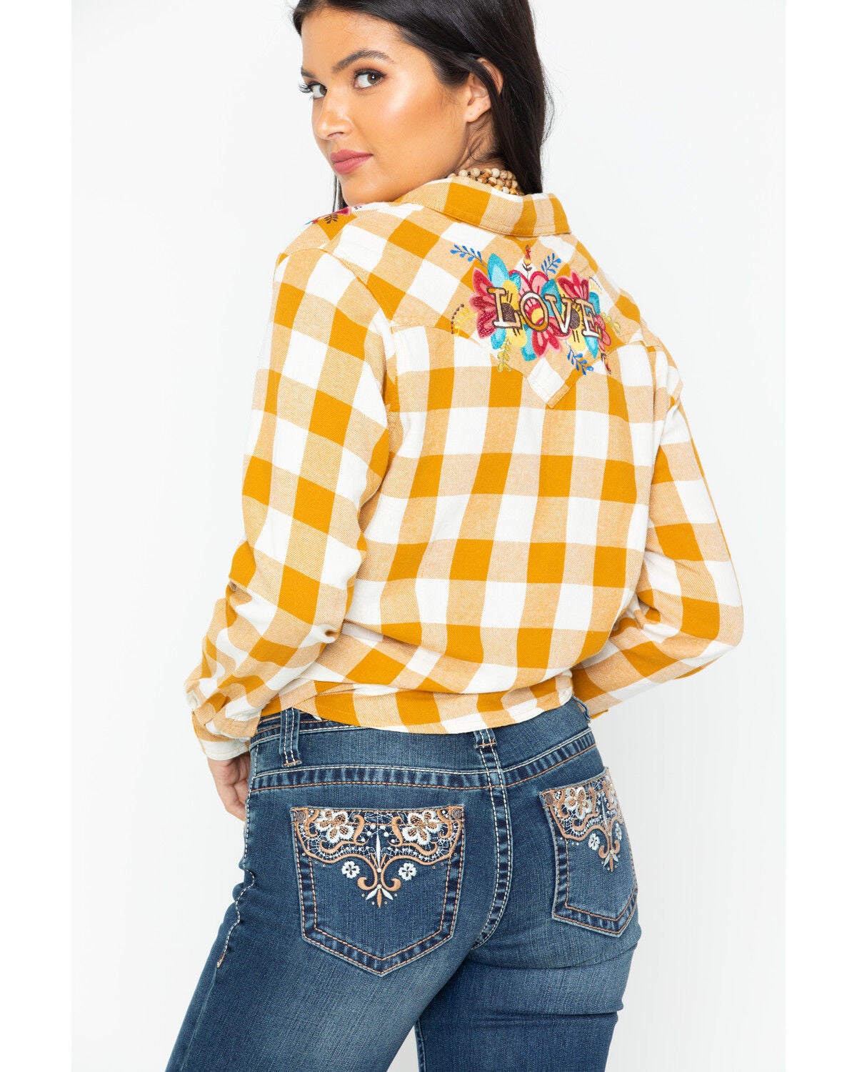 wrangler embroidered shirt
