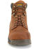 Image #4 - Carolina Men's 6" Waterproof Work Boots - Broad Toe, Brown, hi-res