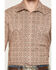 Image #3 - Rock & Roll Denim Men's Boot Stitch Print Long Sleeve Snap Western Shirt, Natural, hi-res