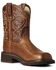 Image #1 - Ariat Women's Mazy Heritage Western Boots - Round Toe, Brown, hi-res