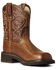 Ariat Women's Mazy Heritage Western Boots - Round Toe, Brown, hi-res