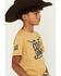 Image #2 - Cody James Boys' Logo Short Sleeve Graphic T-Shirt, Mustard, hi-res