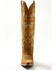 Image #4 - Shyanne Women's Flora Suede Tall Western Boots - Snip Toe, Tan, hi-res